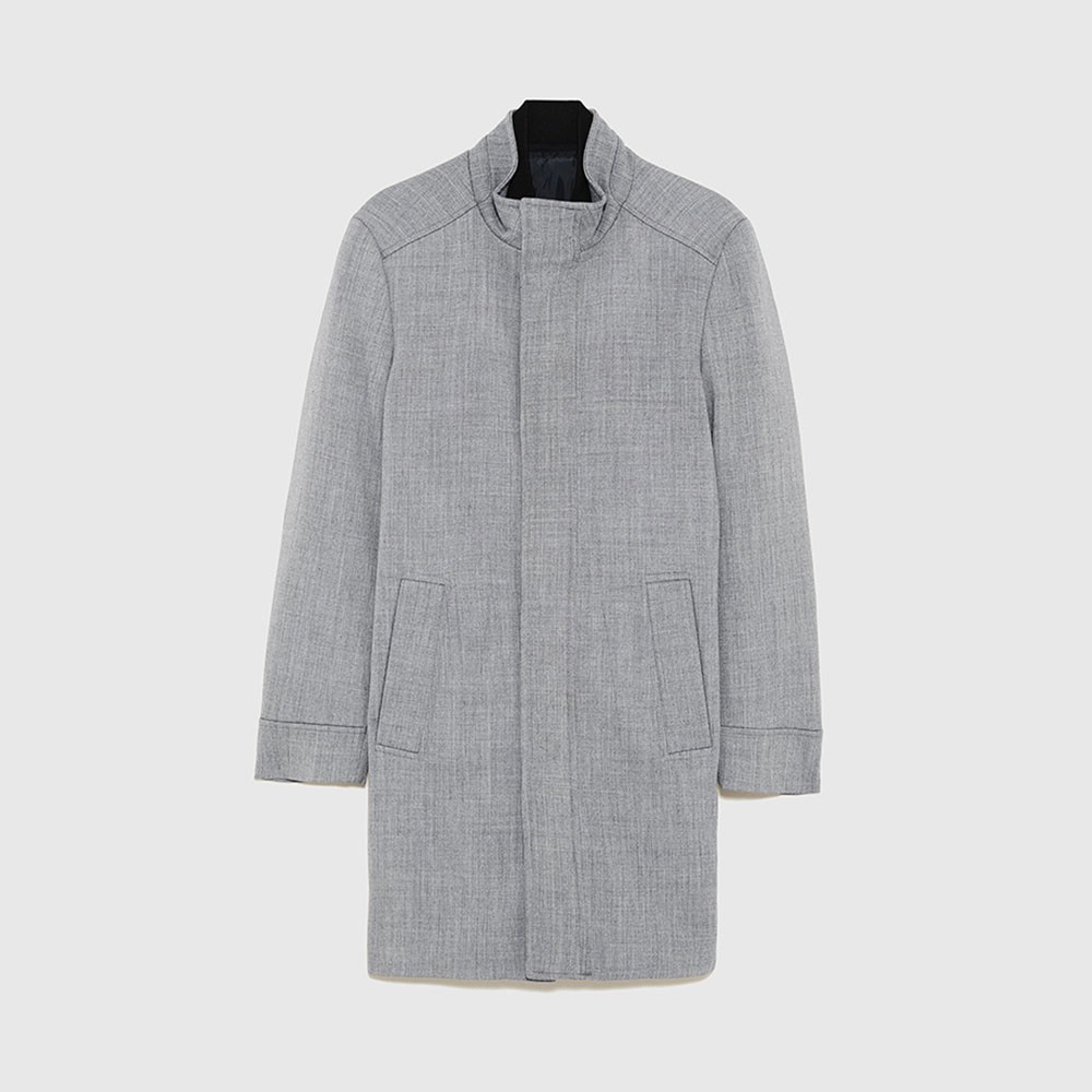 Men's Wool Blend Coat